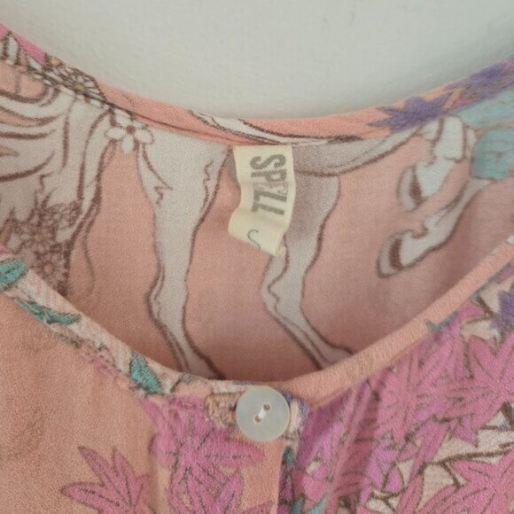 RARE! Spell & the Gypsy Wild Horses Blush Shorts and Cami Set Size Small b188E - Picture 11 of 13
